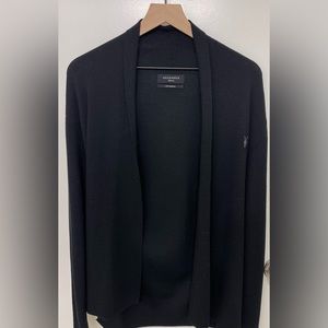 Allsaints Merino Wool Shawl Collar Sweater